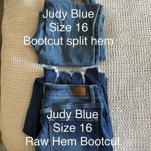 2 Pair Judy Blue Women’s jeans